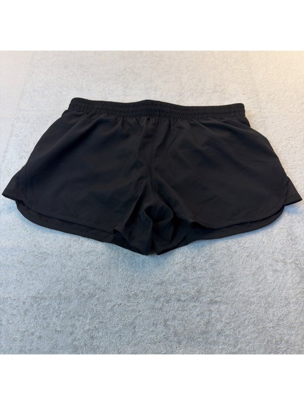 Augusta Black Lined Drawstring Running Shorts Lightweight Women SZ S NWOT